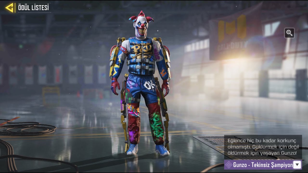 COD Mobile | ÜCRETSİZ-BEDAVA KARAKTER: GUNZO - TEKİNSİZ ŞAMPİYON SKİN - 
