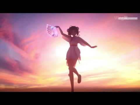 [링양 MMD] 수묵 사이버틱 寄明月(달에게 보내다)（wing翼 제작） 한국어 자막