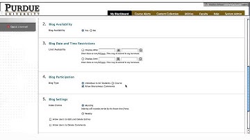 C04 - Creating a Blog in Blackboard Learn