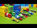 SUPER COLOR TRUCK GARAGE at AMG Farm! Mixer Trucks, Flatbeds & More | FS22 Gameplay