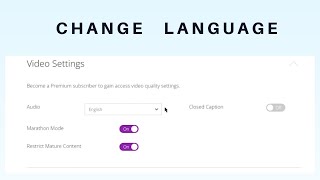 How to Change the Language in Funimation screenshot 3