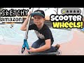 Scooter Tricks With The WORST WHEELS ON AMAZON! *So Sketchy!*