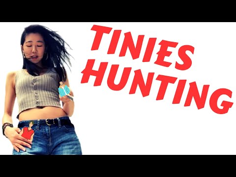 [ASMR] Giantess Tinies Hunting & Collect Tinies In Pocket | 女巨人戶外尋找小人