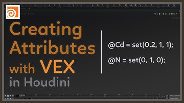 #50 Creating Attributes with VEX in Houdini