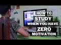 How to study when you have zero motivation   vlog  exploring dreams