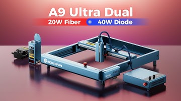 Unlock Possibilities for Your Projects: Sculpfun A9 Ultra Dual Laser Handles EVERY Material