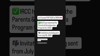 Canada Latest Immigration Updates 29 July 2025 / Pgp 2025 Resimi