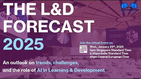 The L&D Forecast 2025 - Trends, Challenges, and the Role of AI in Learning & Development