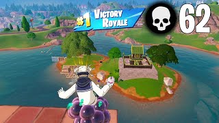 62 Elimination Solo vs Squads Wins (Fortnite Chapter 5 Season 2 Ps4 Controller Gameplay)