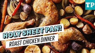 Easy Sheet Pan Roast Chicken Dinner