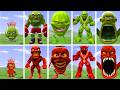 ALL NEW EVOLUTIONARY FORMS OF LINGANG MELON MONSTER VS PEPPER DINDUN MONSTER IN GARRY'S MOD!