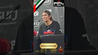 Zamzam Al Hammadi talking her prep ahead of her 3rd amateur fight (#pflmena9)