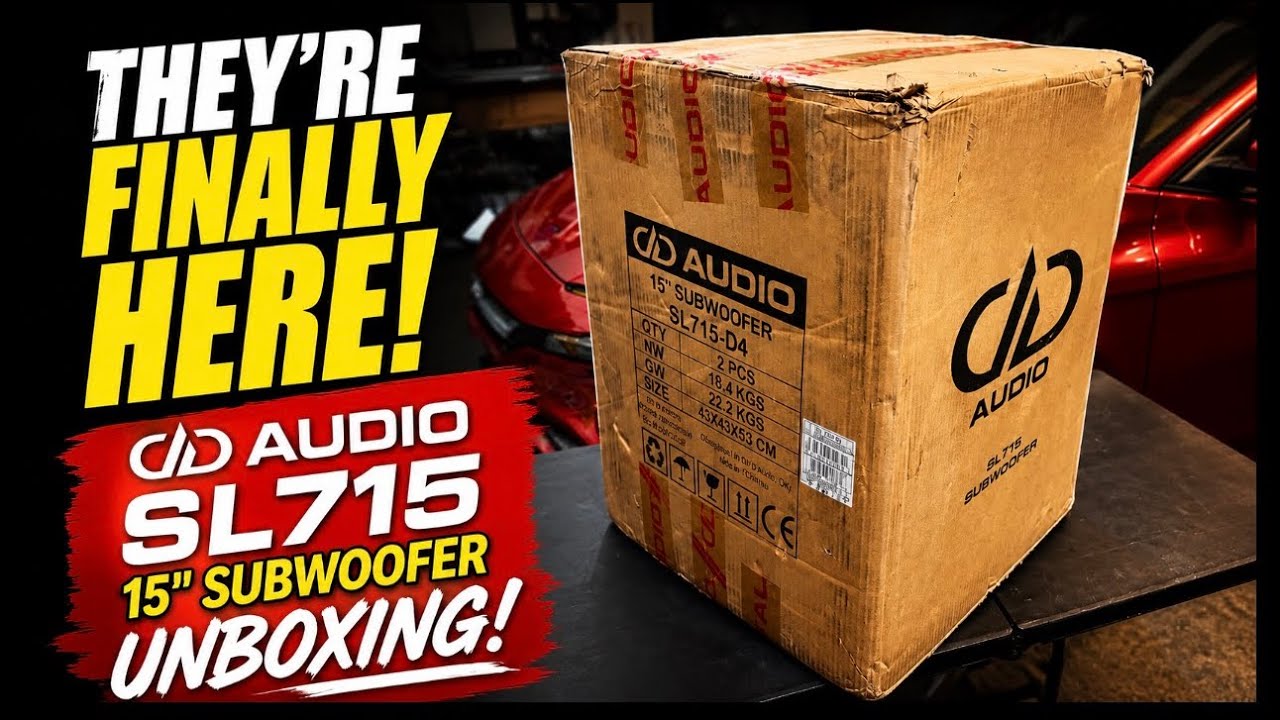 DD Audio SL715 15” Subwoofer Unboxing! - YouTube