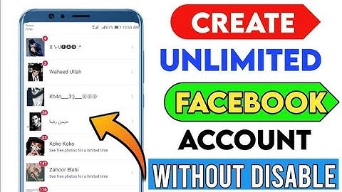 How To Create Unlimited Facebook Account Without Phone Number And Email |Unlimited Fb Account Create