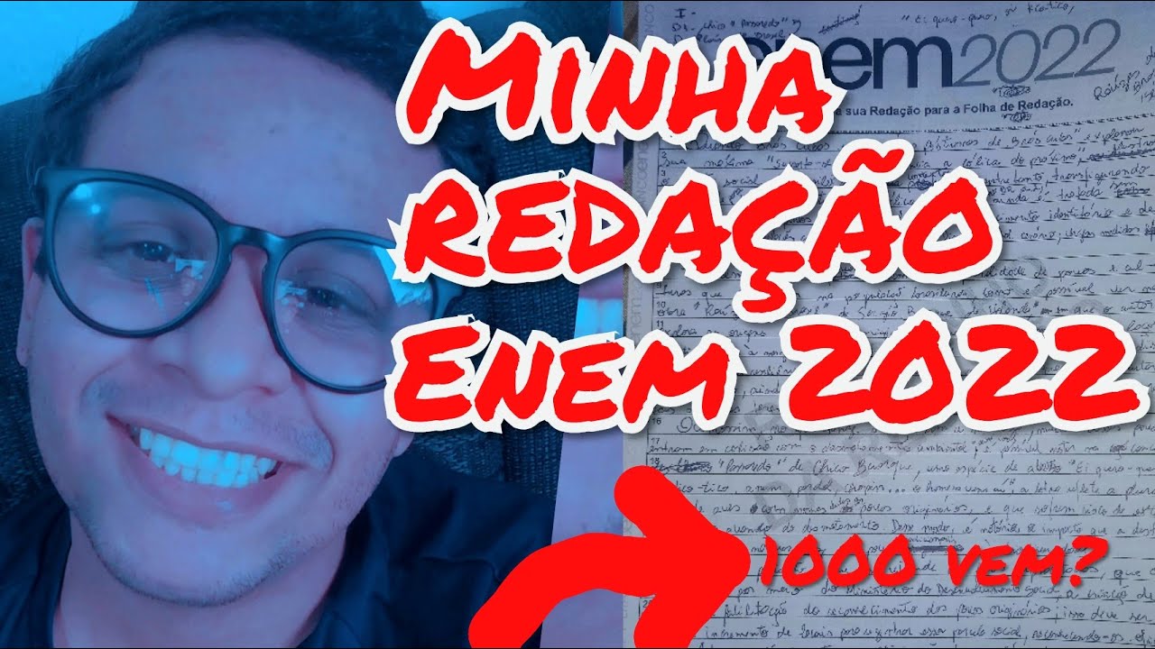 REAGINDO ÀS NOTAS DO ENEM 2021! - Meu desempenho no MAIOR VESTIBULAR do  Brasil! - Nicolas Lazaroto 