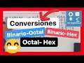 ✅CONVERSIONES BINARIO, OCTAL, HEXADECIMAL | MEJOR MÉTODO 💯| ELECTRÓNICA DIGITAL