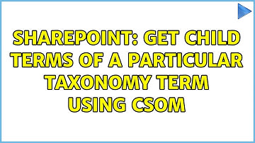 Sharepoint: Get child terms of a particular taxonomy term using CSOM