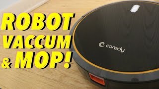 UNBOXING & LETS CLEAN! - COREDY R500 - ROBOT VACCUM CLEANER & MOP! (FULL REVIEW!)