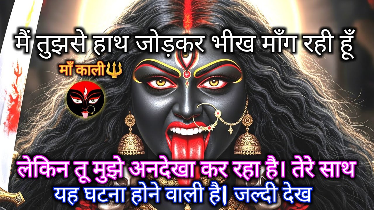 888 🌺 मैं हाथ जोड़कर विनती कर रही हूँ | इसे अनदेखा मत करो | Maa Kali ka sandesh #shivshakti
