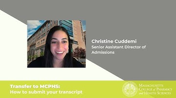 Transfer to MCPHS: How to submit your transcript