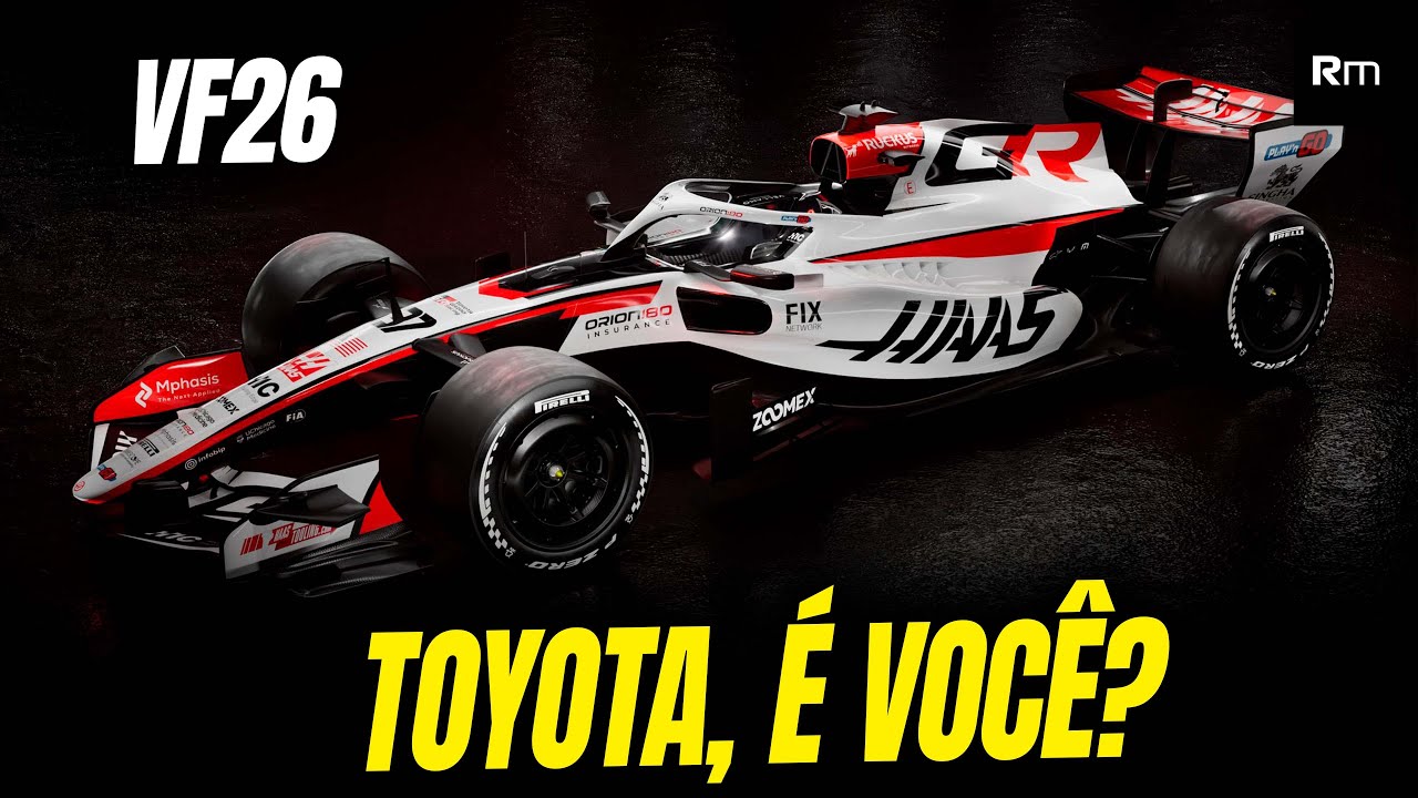 🚨 TOYOTA DOMINA PINTURA DA HAAS NA F1 2026! 