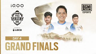 [Hindi] Grand Finals Day - 4 | iQOO BMPS Powered By Loco