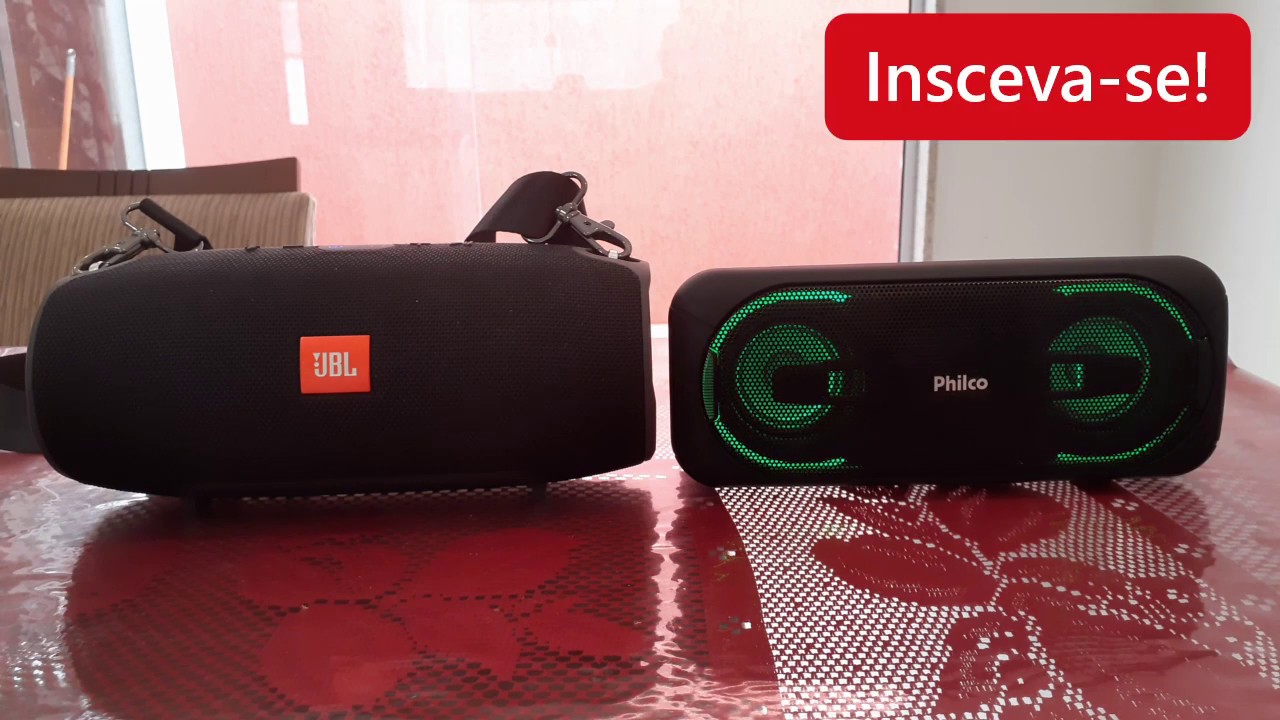 Caixa De Som Philco Speaker Pbs200bt Philco Pbs50 Vs Jbl Xtreme Teste De Som Sound Battle Caixas De Som Youtube