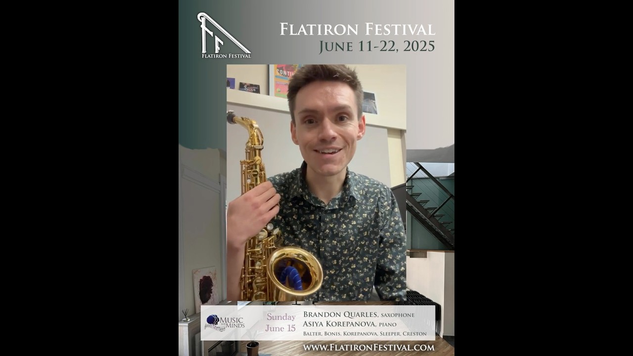 Flatiron Festival presents: saxophonist Brandon Quarles (3)