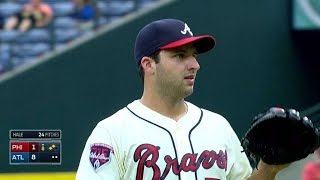 PHI@ATL: Hale induces a double play on Rollins
