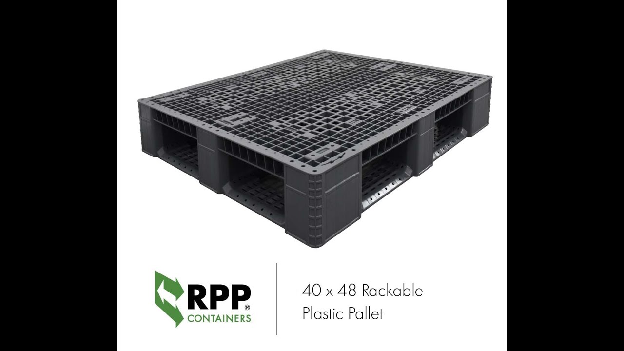 40 x 48 Rackable Plastic Pallet