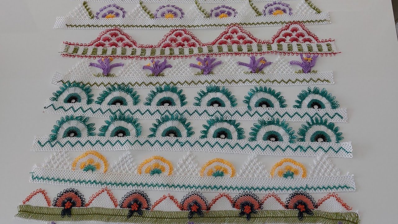 EN  GÜZEL  İĞNE MEKİK OYASI  HAVLU  MODELLERİ🌻🌻