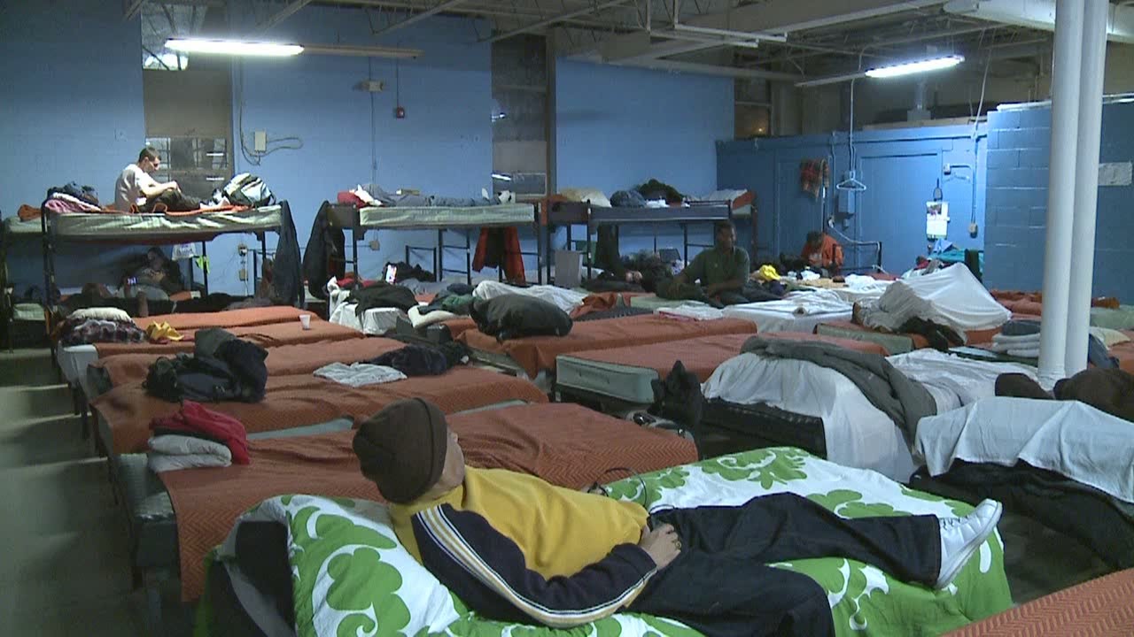 Homeless shelters prepare for cold nights