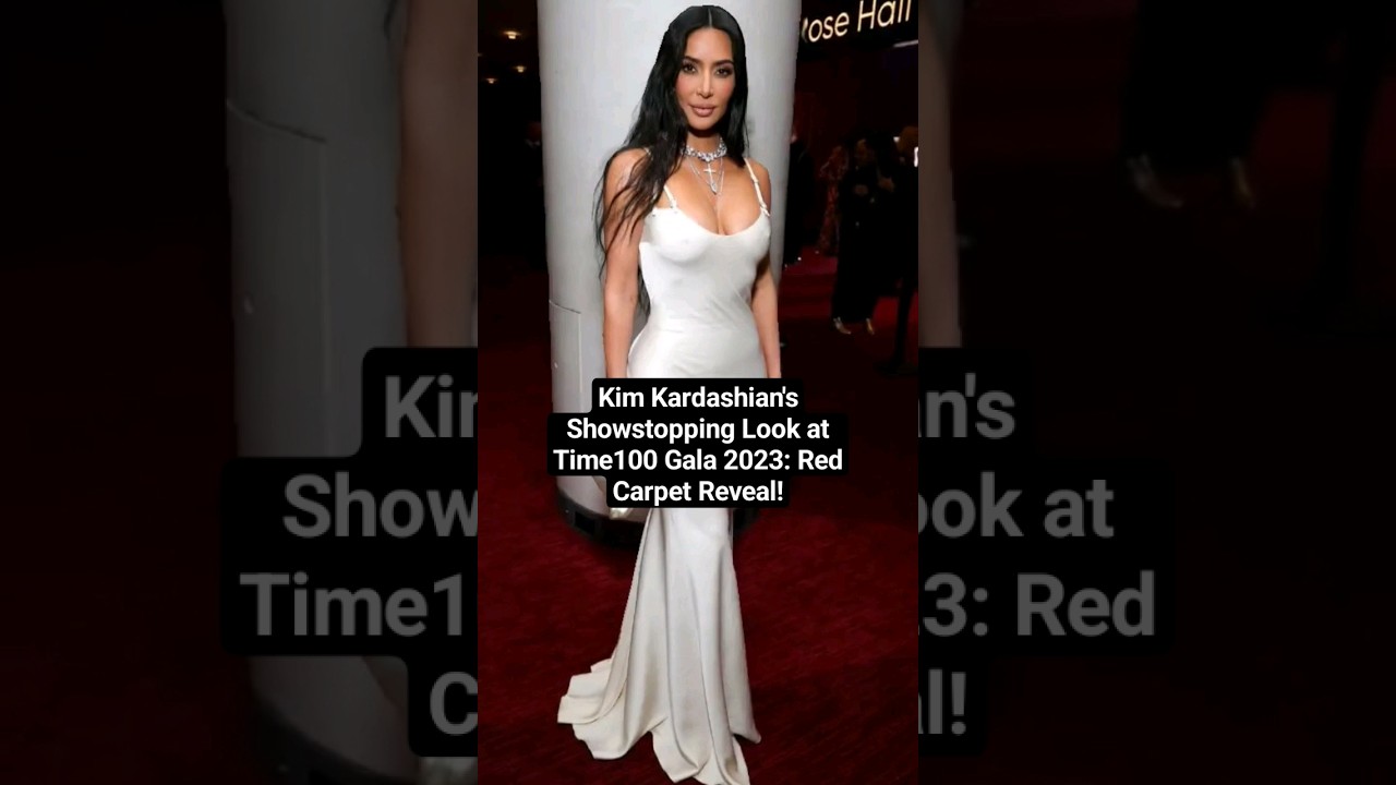 Kim Kardashian's Showstopping Look at Time100 Gala 2023: Red Carpet Reveal!