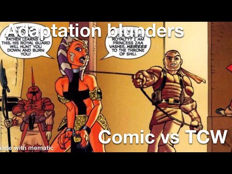 Adaptation blunders: Slaves or the Republic (Comic vs TCW) - youtube