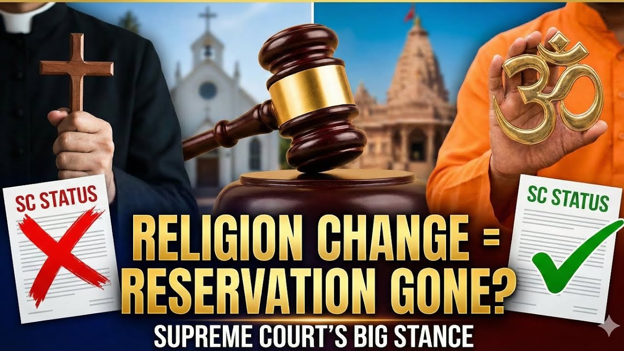Religion Change = Reservation Gone? 🇮🇳⚖️