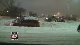 Road conditions cause accidents, take it slow