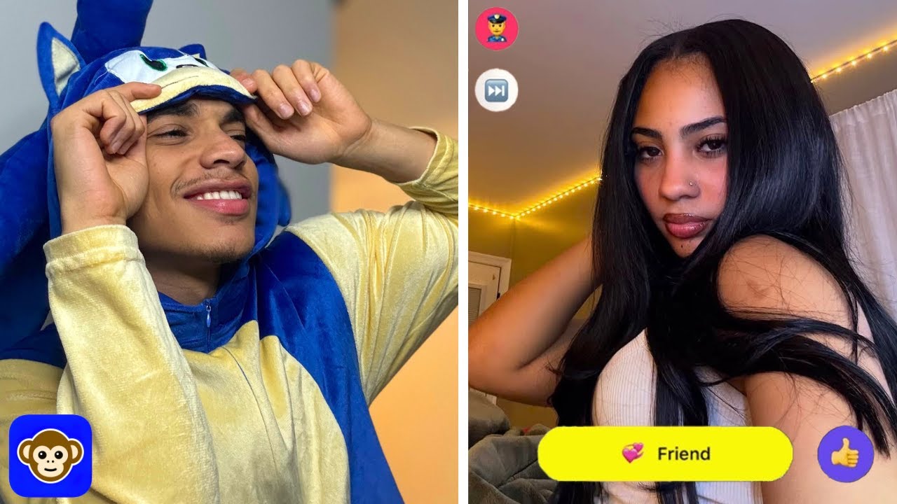 TROLLING GIRLS IN COSTUMES...😍 (MONKEY APP)