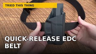 WOLF TACTICAL Heavy Duty Quick-Release EDC Belt - Stiffened | Honest Review