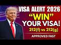 Breaking: 212(f) Visa Ban vs 212(g) Refusal — 7 Smart Hacks to Get Approved Fast