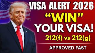 Breaking: 212(f) Visa Ban vs 212(g) Refusal — 7 Smart Hacks to Get Approved Fast