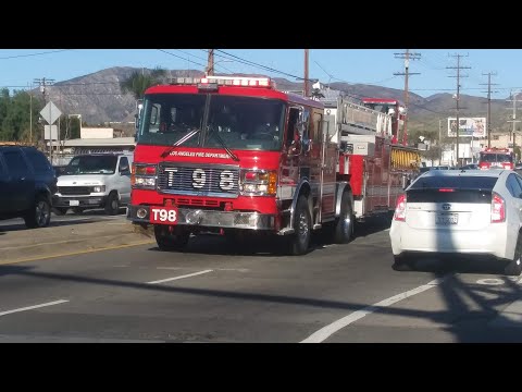 LAFD Light Force 98 Responding