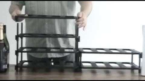 Assembling Vinrac wine racks.