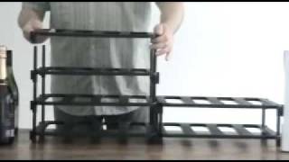Assembling Vinrac wine racks.