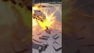 Genos Flamewave Cannon Vs 100 Dummies In Roblox Saitama Battlegrounds