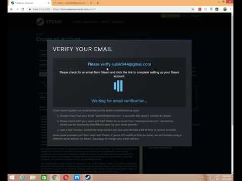 Steam - ის  შექმნა