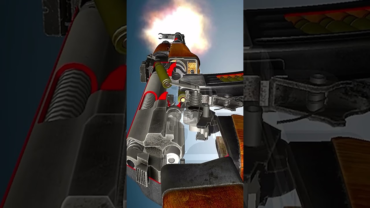 Inside a AK47 Gun: How It Fires Explained! 🔥💥 | The Pissa2