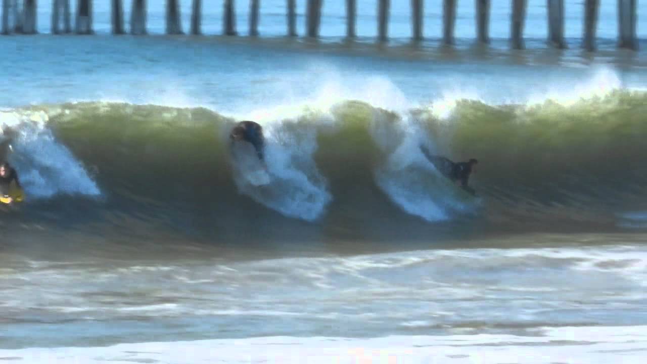Seal Beach Shore Break Bodyboarding January 6, 2012 YouTube