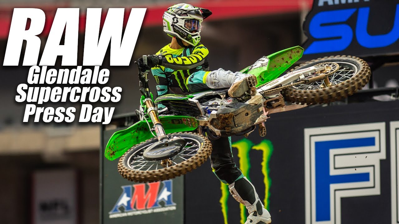 Glendale Supercross Press Day RAW - Dirt Bike Magazine