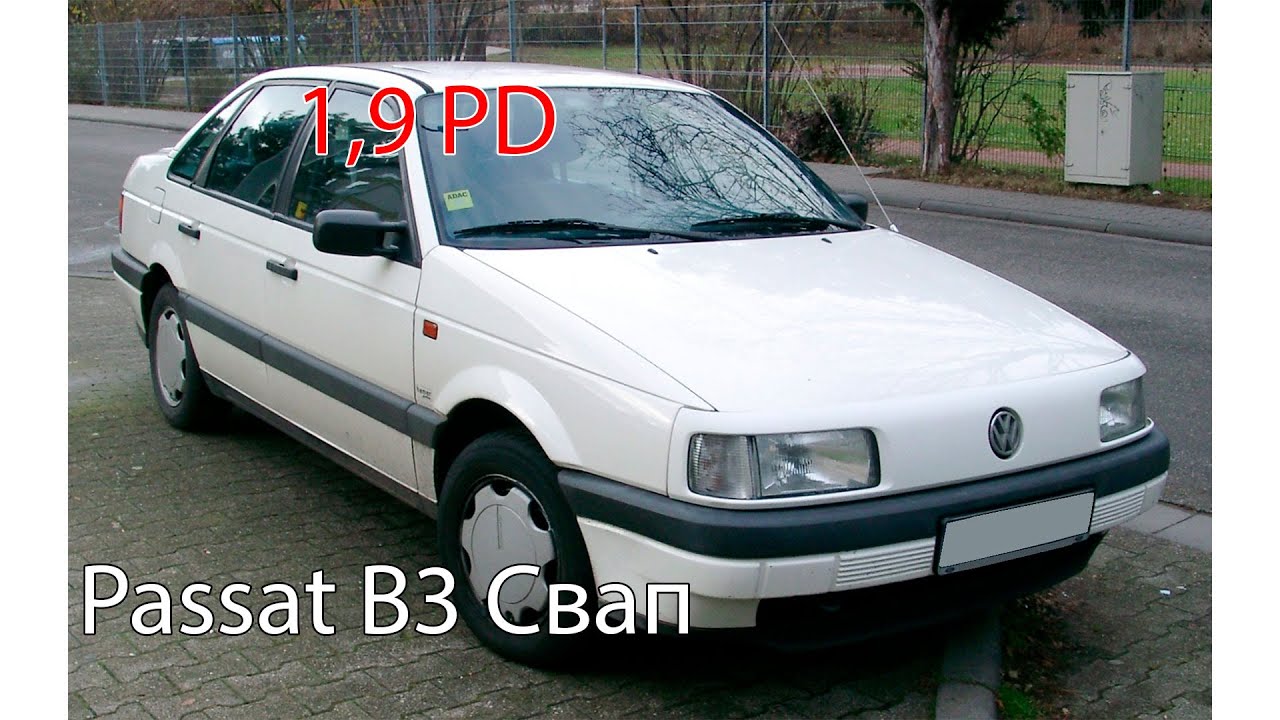 Свап Passat B3 1.9PD разгон первые замеры. Влог.