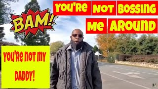 🔵🔴You're not bossing me around. You're not my daddy!🔵🔴1st amendment audit fail